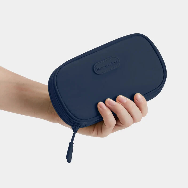 Travelon 2-In-1 Travel Jewelry & Tech Organizer - Navy