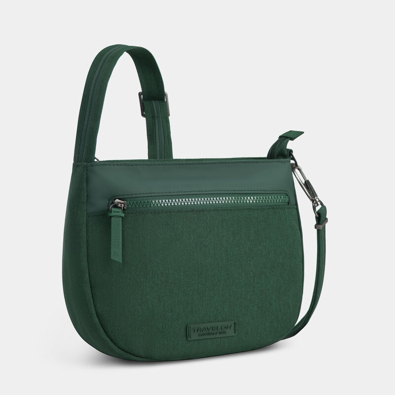 Travelon Anti-Theft Metro Saddle Crossbody - Green Heather