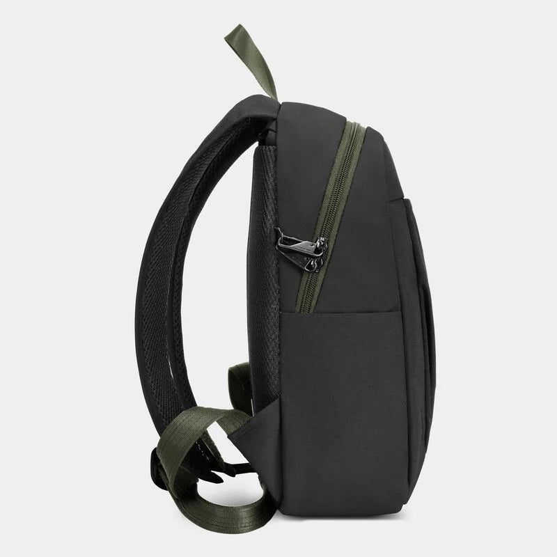 Travelon Voyages Anti-Theft Small Backpack with XL Water Bottle Pocket - Black