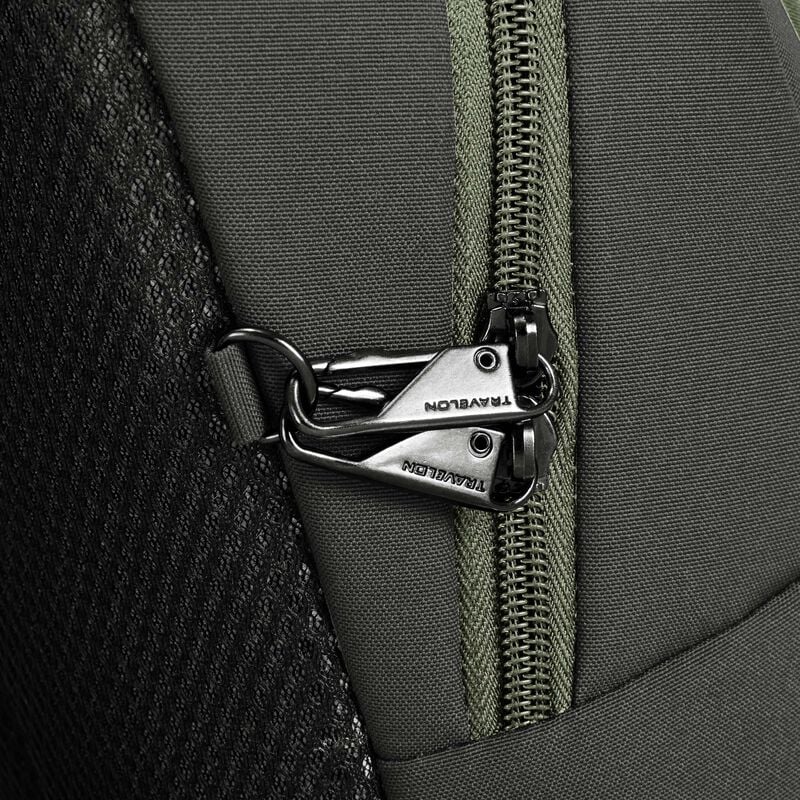 Travelon Voyages Anti-Theft Small Backpack with XL Water Bottle Pocket - Black