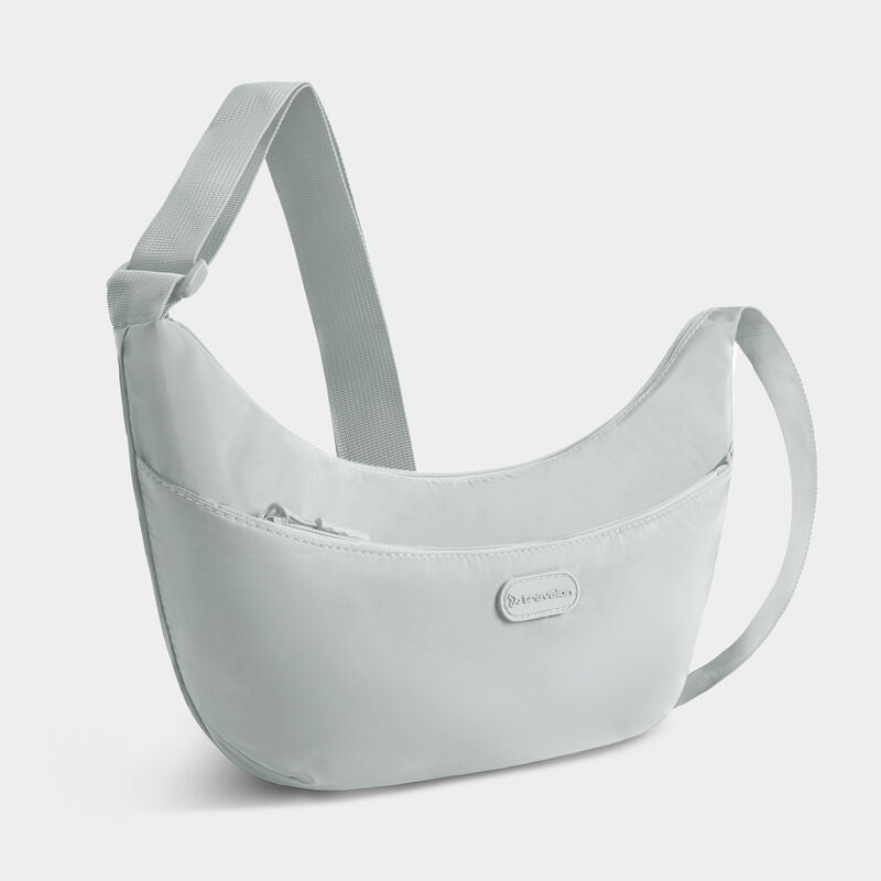Travelon Slouchy Crossbody - Platinum