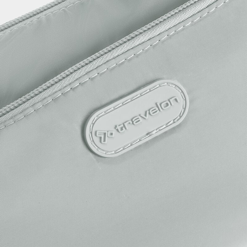 Travelon Slouchy Crossbody - Platinum