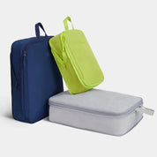 Travelon Set of 3 Compression Packing Cubes - Cool-tones