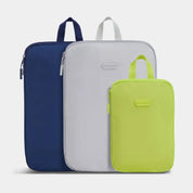 Travelon Set of 3 Compression Packing Cubes - Cool-tones