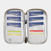 Travelon RFID Blocking Family Passport Wallet - Sable