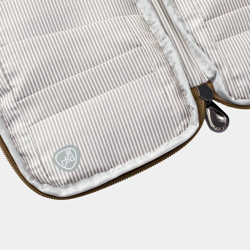 Travelon RFID Blocking Family Passport Wallet - Sable