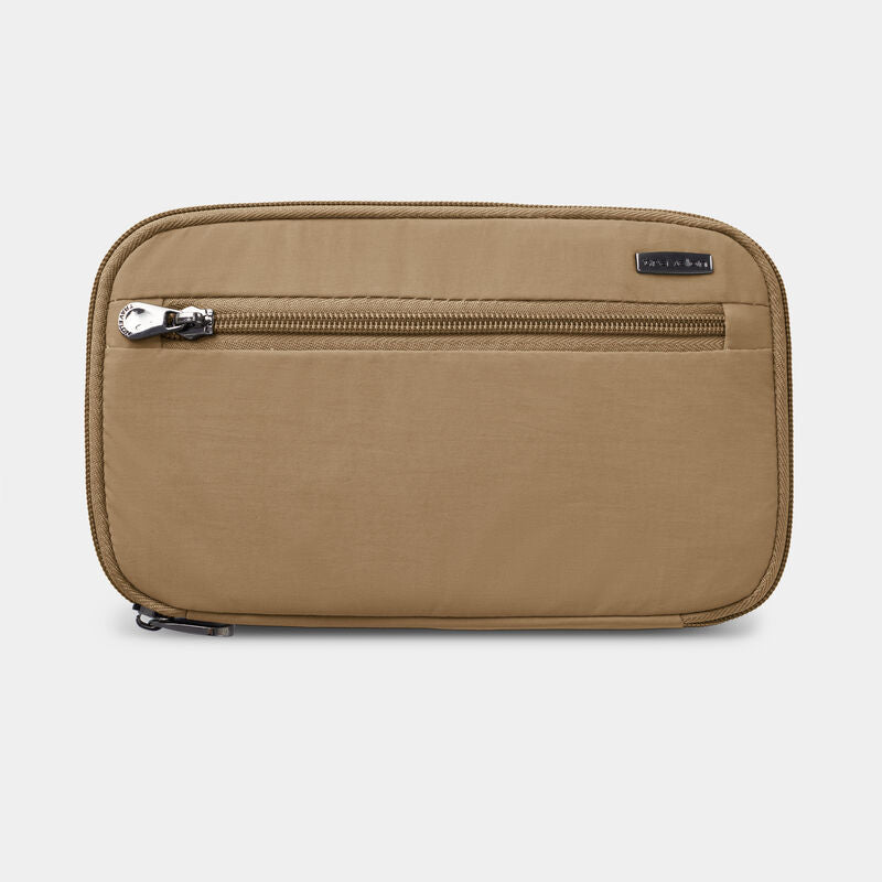 Travelon RFID Blocking Family Passport Wallet - Sable