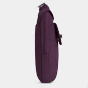 Travelon Runways Anti-Theft Slim Asymmetric Crossbody - Plum