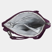 Travelon Runways Anti-Theft Slim Asymmetric Crossbody - Plum