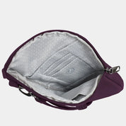 Travelon Runways Anti-Theft Slim Asymmetric Crossbody - Plum