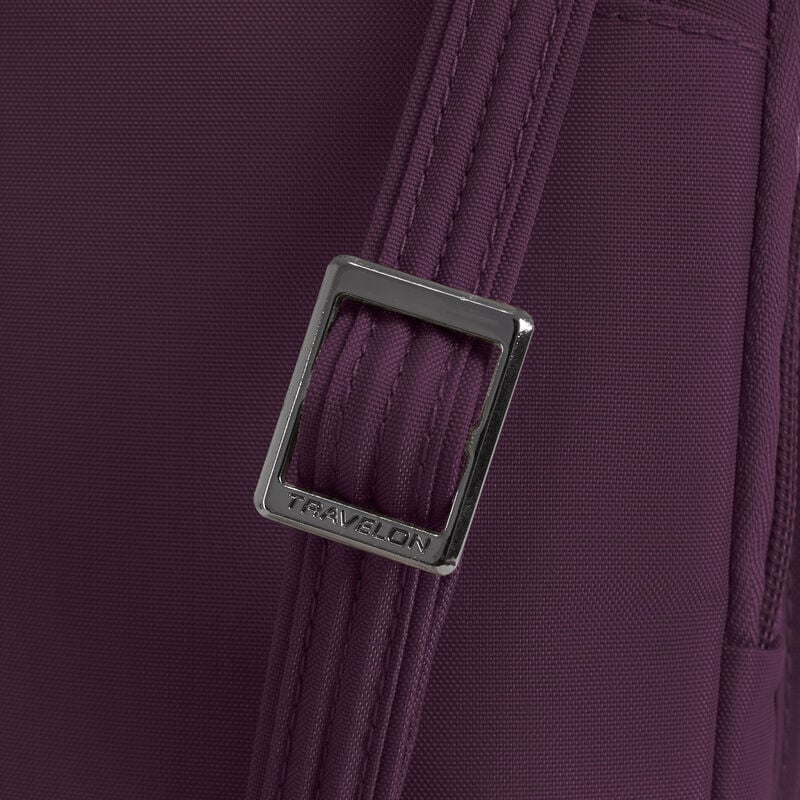 Travelon Runways Anti-Theft Slim Asymmetric Crossbody - Plum