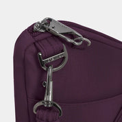 Travelon Runways Anti-Theft Slim Asymmetric Crossbody - Plum
