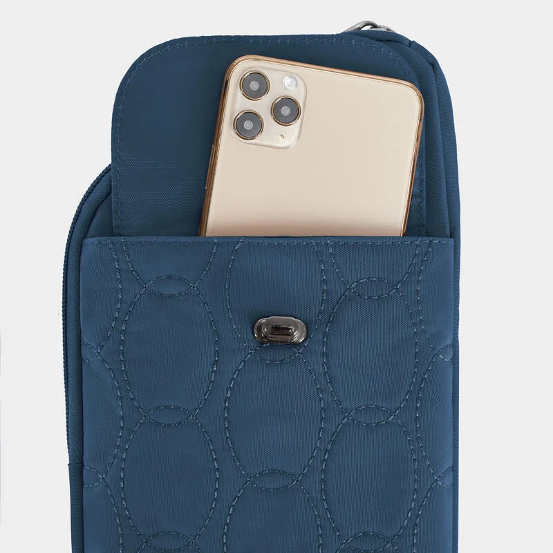 Travelon Runways Anti-Theft Slim Asymmetric Crossbody - Ocean