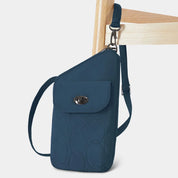 Travelon Runways Anti-Theft Slim Asymmetric Crossbody - Ocean