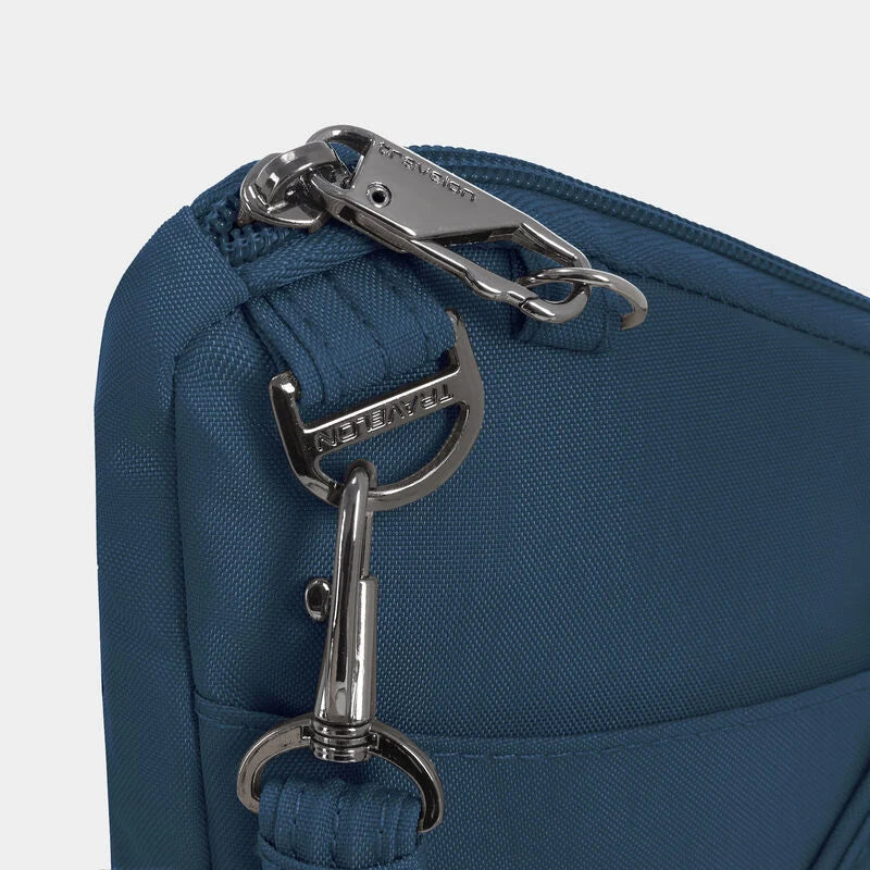 Travelon Runways Anti-Theft Slim Asymmetric Crossbody - Ocean