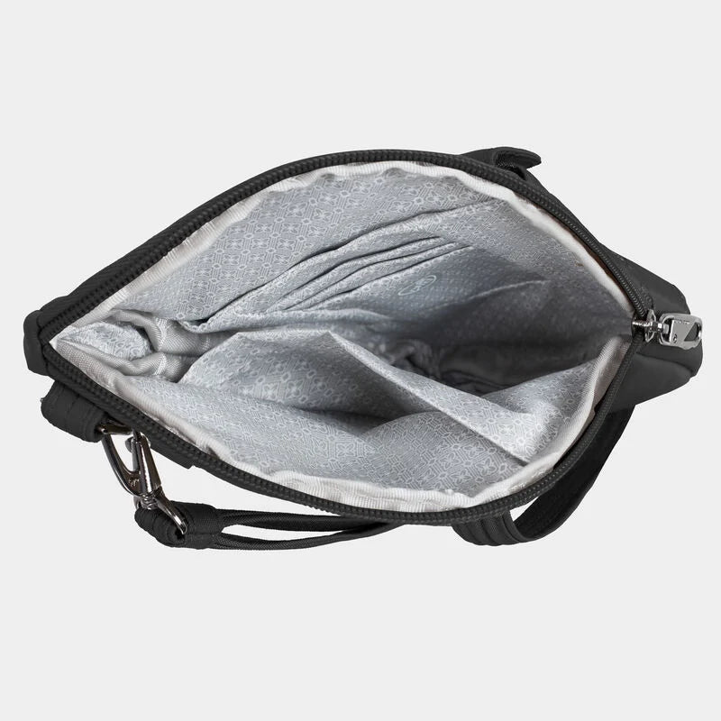 Travelon Runways Anti-Theft Slim Asymmetric Crossbody - Black