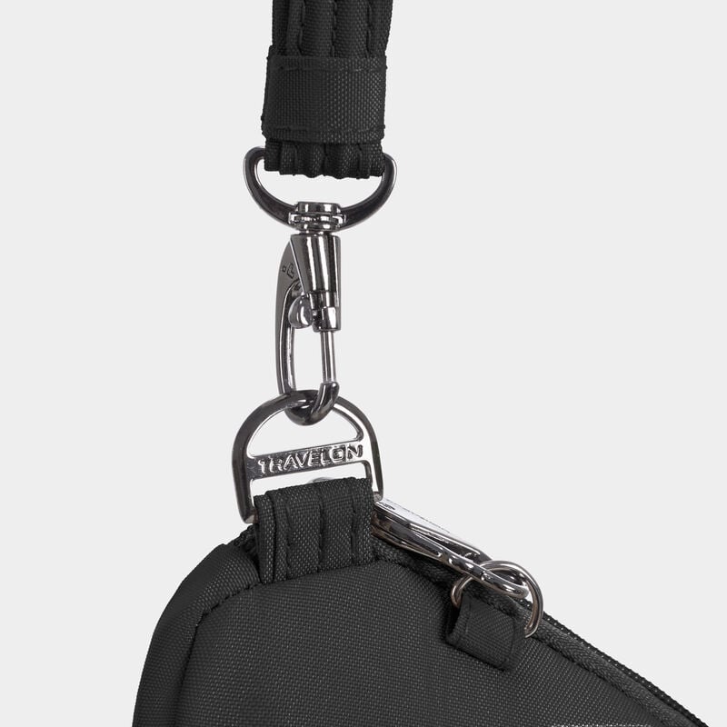 Travelon Runways Anti-Theft Slim Asymmetric Crossbody - Black