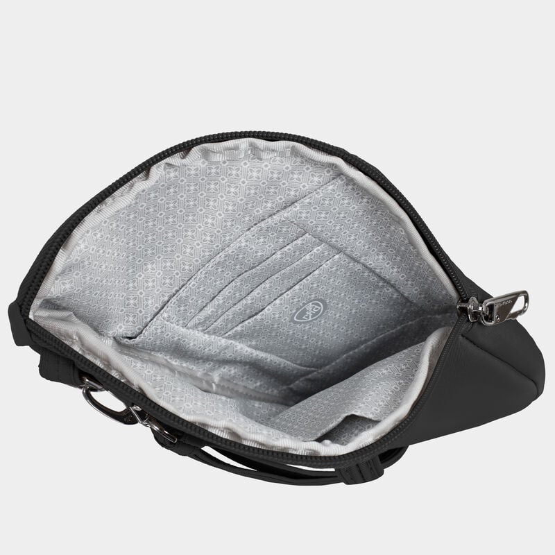 Travelon Runways Anti-Theft Slim Asymmetric Crossbody - Black