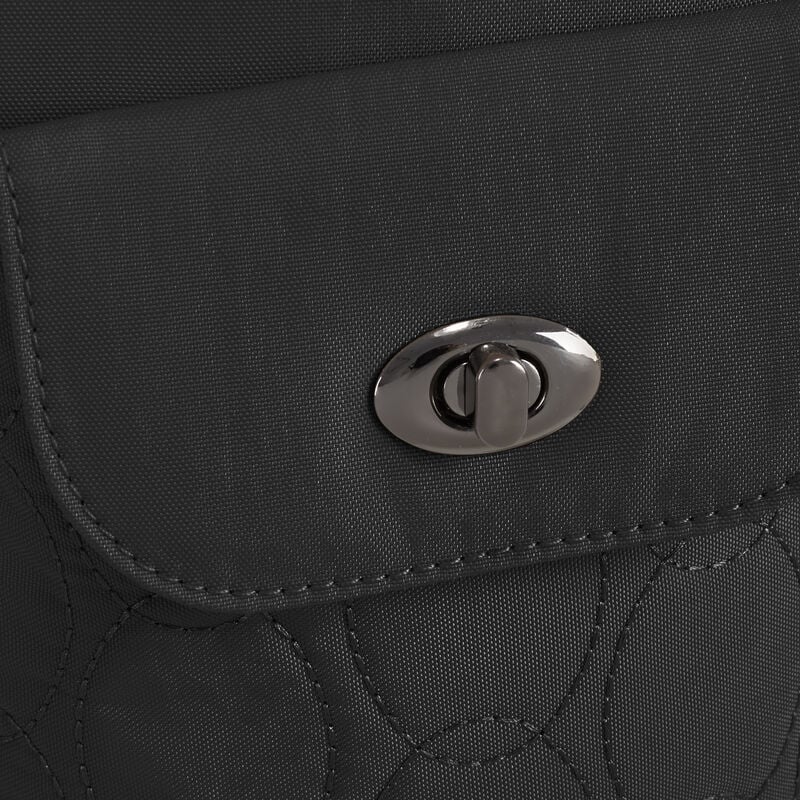 Travelon Runways Anti-Theft Slim Asymmetric Crossbody - Black