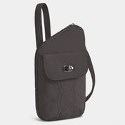 Travelon Runways Anti-Theft Slim Asymmetric Crossbody - Smoke