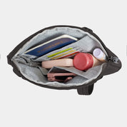 Travelon Runways Anti-Theft Slim Asymmetric Crossbody - Smoke