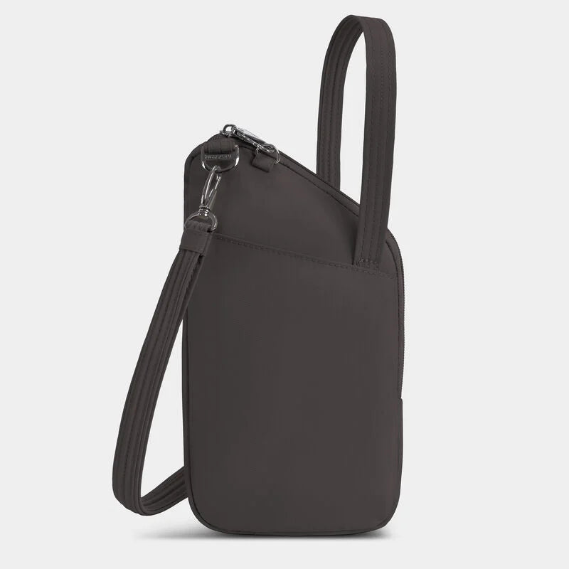 Travelon Runways Anti-Theft Slim Asymmetric Crossbody - Smoke