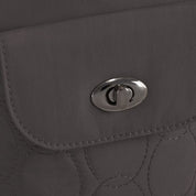 Travelon Runways Anti-Theft Slim Asymmetric Crossbody - Smoke