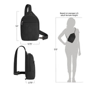 Travelon Runways Anti-Theft Small Sling - Black