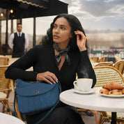 Travelon Runways Anti-Theft Medium Crossbody - Ocean