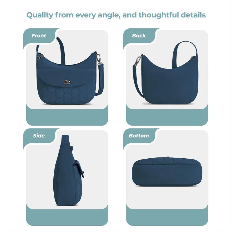 Travelon Runways Anti-Theft Medium Crossbody - Ocean