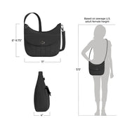 Travelon Runways Anti-Theft Medium Crossbody - Black