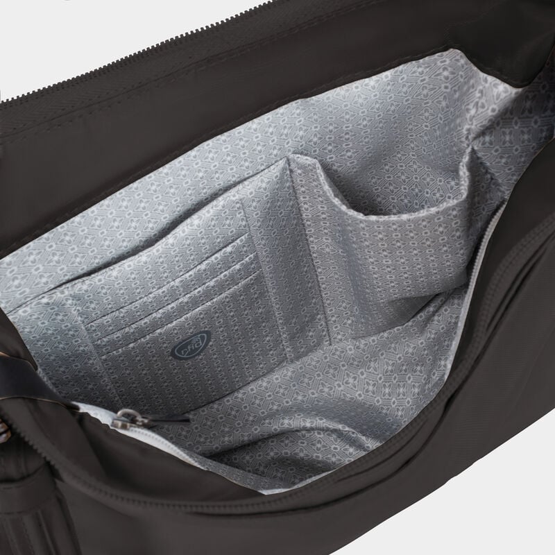 Travelon Runways Anti-Theft Medium Crossbody - Smoke