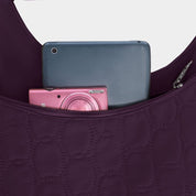 Travelon Runways Anti-Theft Asymmetric Hobo - Plum