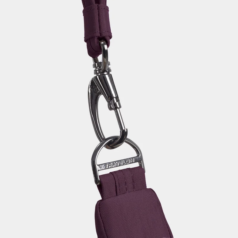 Travelon Runways Anti-Theft Asymmetric Hobo - Plum