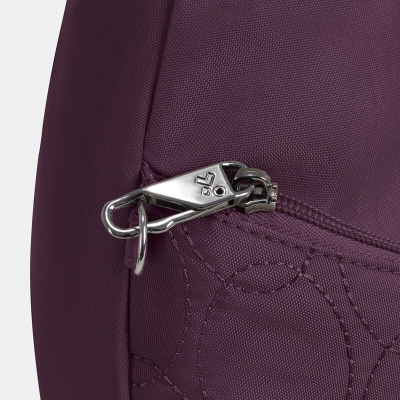 Travelon Runways Anti-Theft Asymmetric Hobo - Plum
