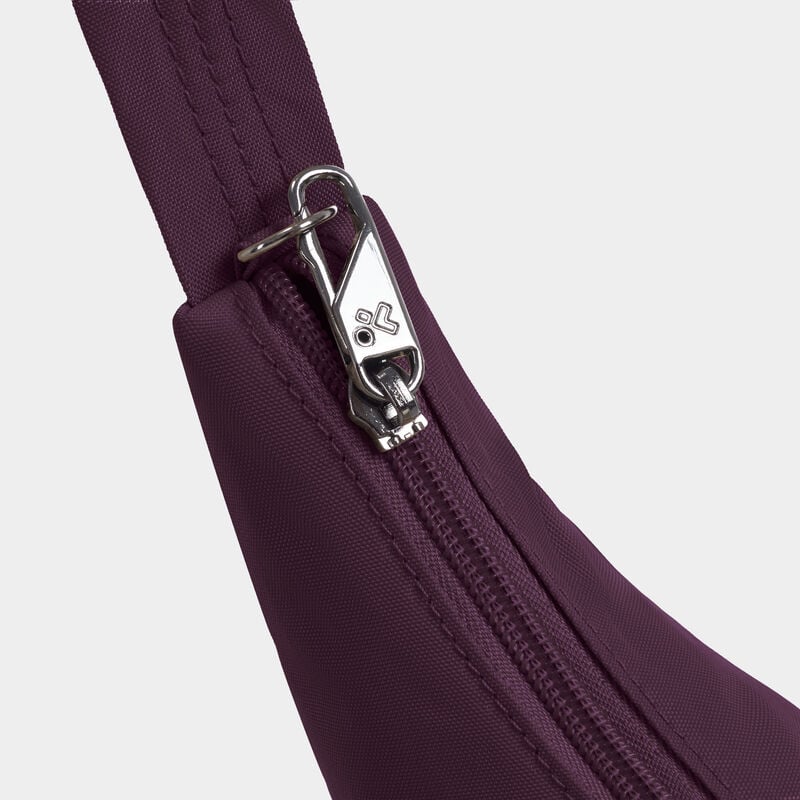 Travelon Runways Anti-Theft Asymmetric Hobo - Plum