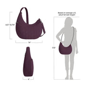 Travelon Runways Anti-Theft Asymmetric Hobo - Plum