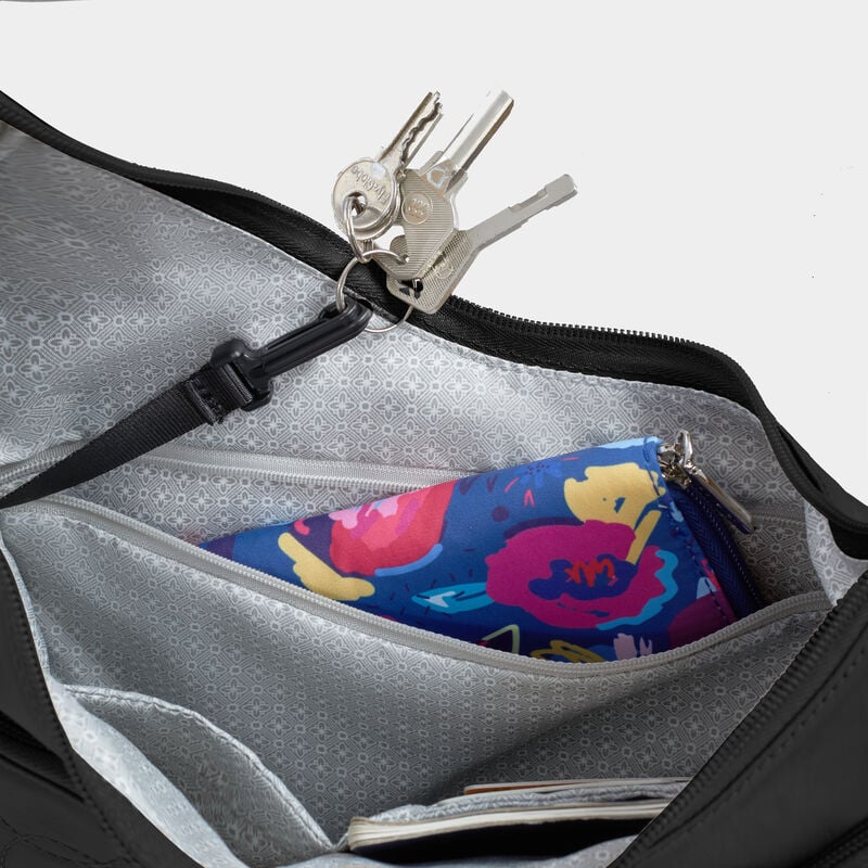 Travelon Runways Anti-Theft Asymmetric Hobo - Black