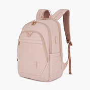 Bagsmart Bonchemin 15.6 inch Laptop Backpacks - Pink