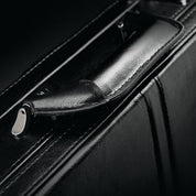 Solo New York Broadway Leather Attaché - Black