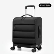 Luggex Underseat Carry-On 16" Soft Shell - Black