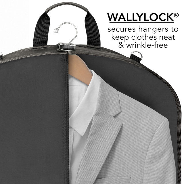 Wally Bags 42" Premium Travel Garment Bag w/Pockets - Grey