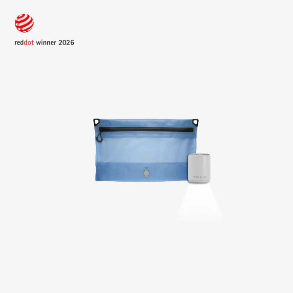 TILLIV Compak Small with Zipper Guard -  Steel Blue