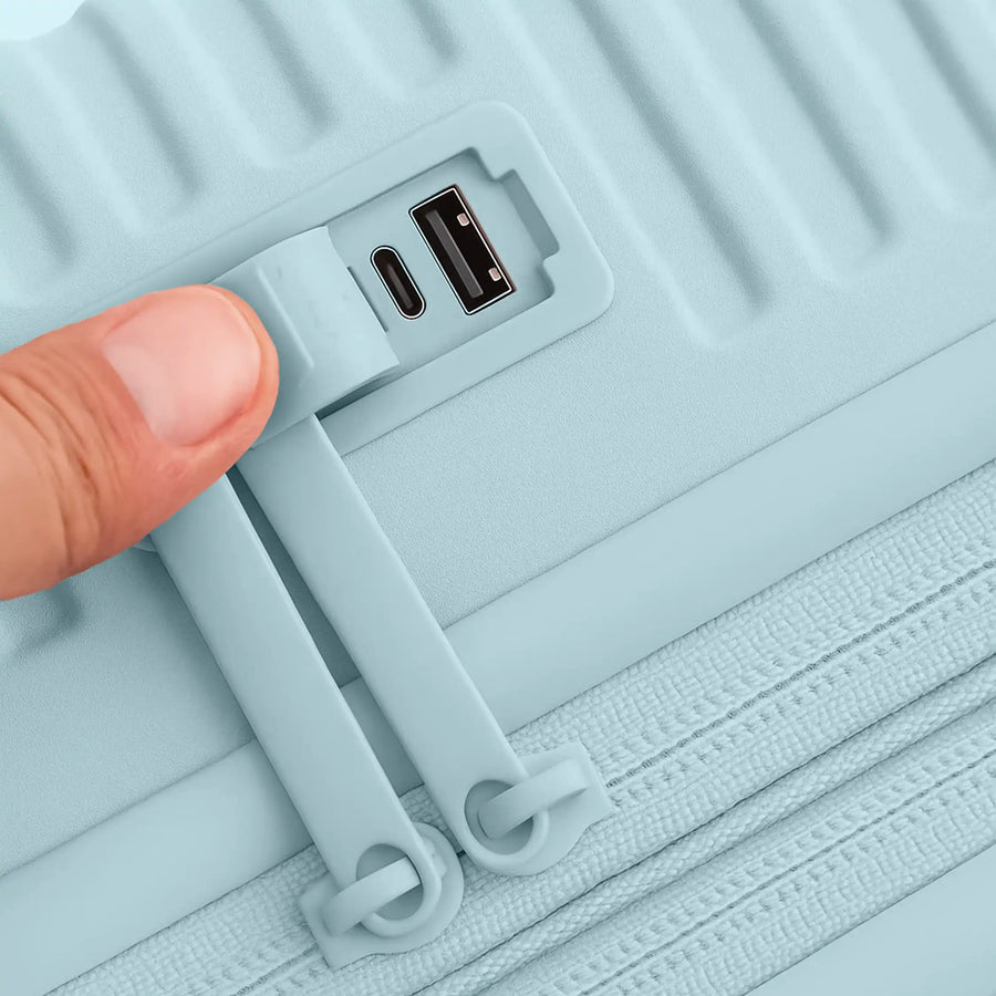 NOBL Travel Carry-On: All-in One Expandable - Powder Blue