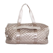 Lemonbella Diamond Weekender Duffle Travel Bag Champagne Gold