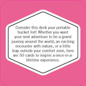 Chronicle Books On-The-Go Amusements: 50 Bucket List Adventures