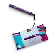 Glister Mini Adventurist Dual Voltage Flat Iron (with Travel Carrying Bag) - Purple