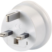 Go Travel Grounded Adaptor Plug USA/UK - White
