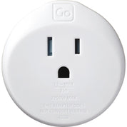 Go Travel Grounded Adaptor Plug USA/UK - White