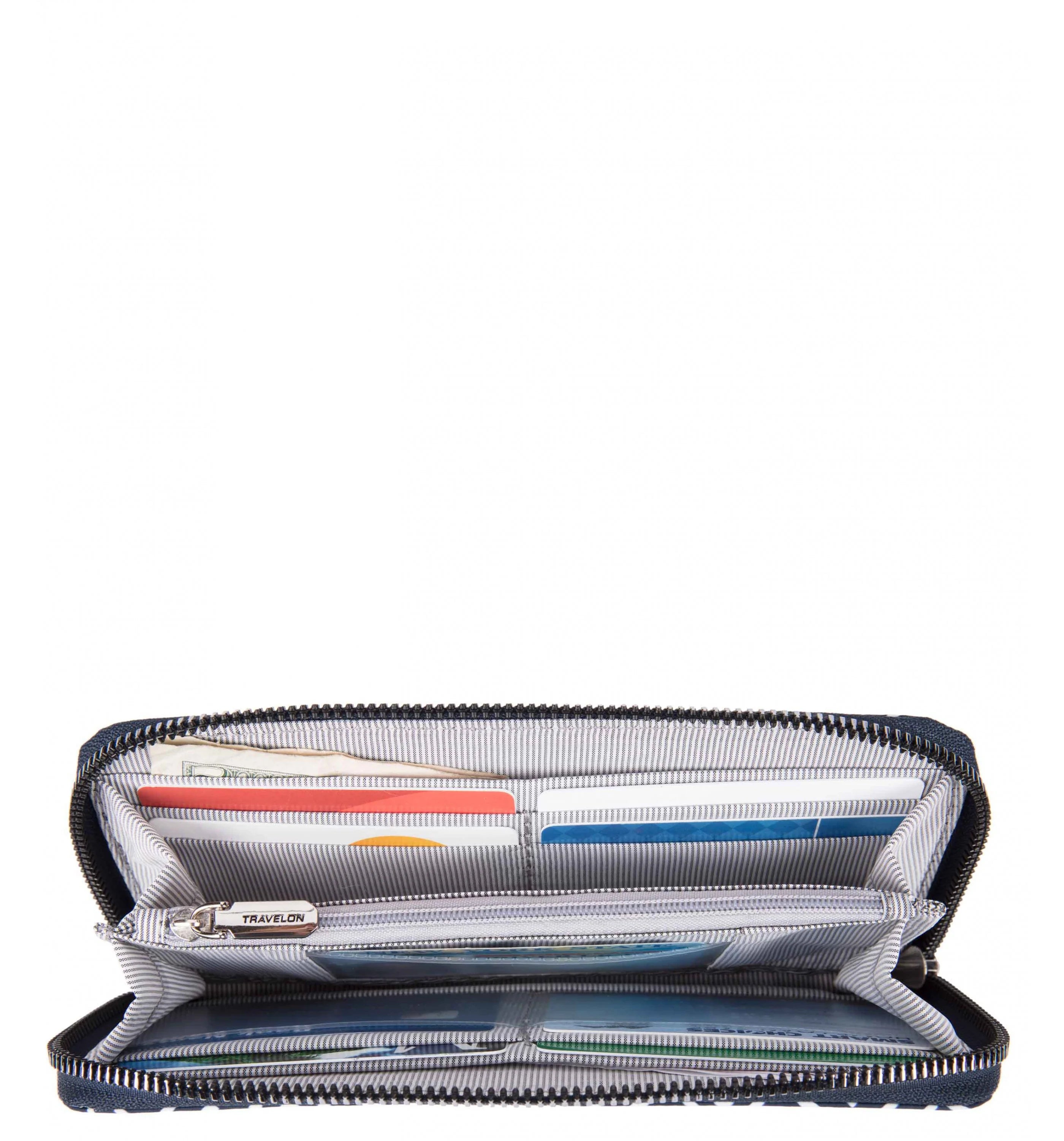 Travelon RFID Blocking Single Zip Wallet - Mosaic